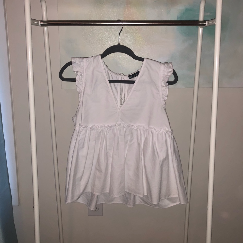 White Zara Top